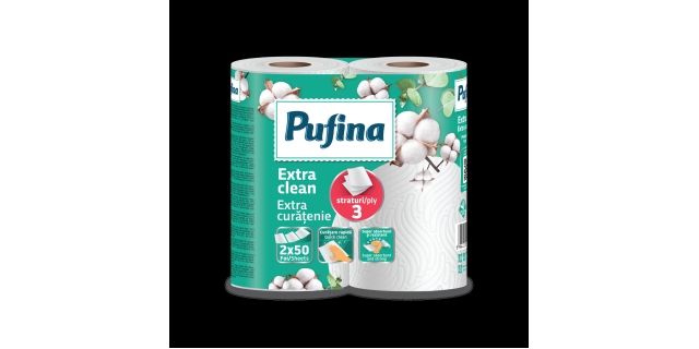 KU Pufina Extra Clean, 3vr., 2x50út., 10,5m                                                                                                                                                                                                               